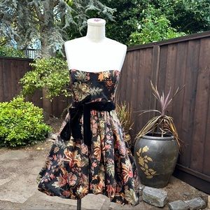 Cara Cara Veronica Dress - multi Jacobean black